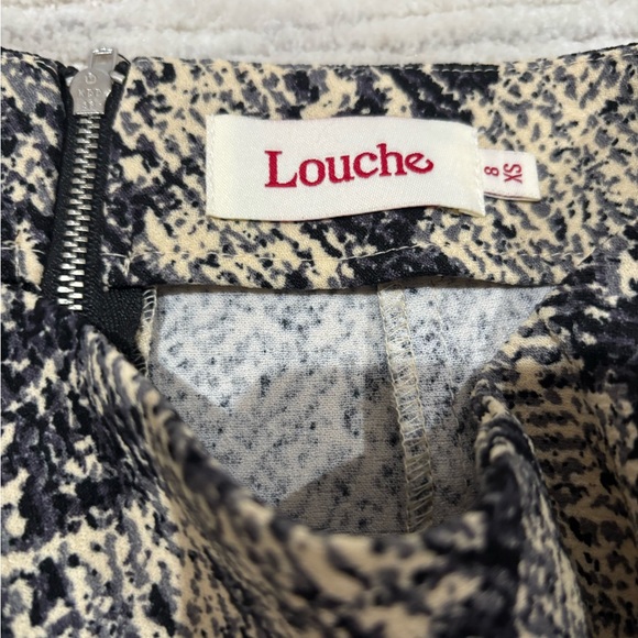 Chic Black and Cream A-Line Skirt - Picture 2 of 2